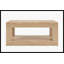 Table basse 39,4 po à 2 niveaux avec rangement Mid-Century - Rustic Farmhouse-171075333