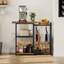 Antavia 35" Baker's Rack Coffee Bar Station with Storage Shelf