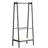 (Black) Solid Oak Wood Clothes Rack