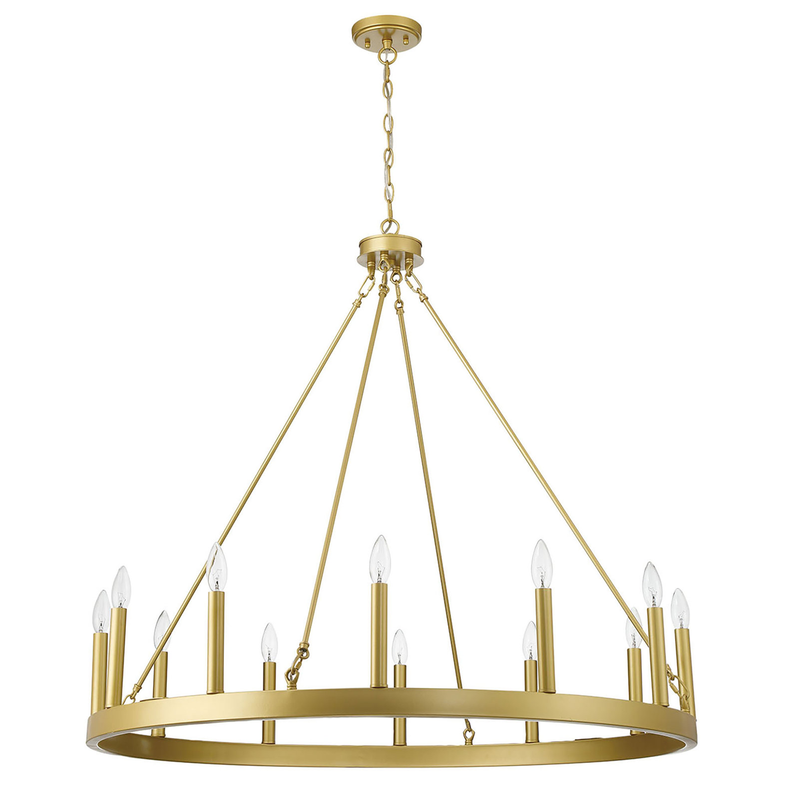 Madalyn 12-Light Chandelier, GOLD