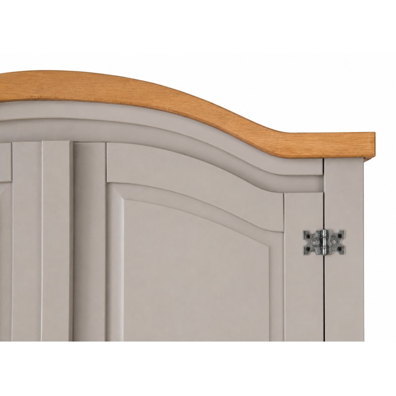 Tilburg 2 Door Solid Wood Wardrobe