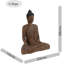 Lynch BUDDHA SITTING 29cm Carved Wood Effect