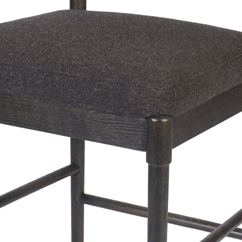 Esther Stool-Lavon Flint, Counter Stool (27.05" Seat Height), Burnt Oak, Antwerp Noir