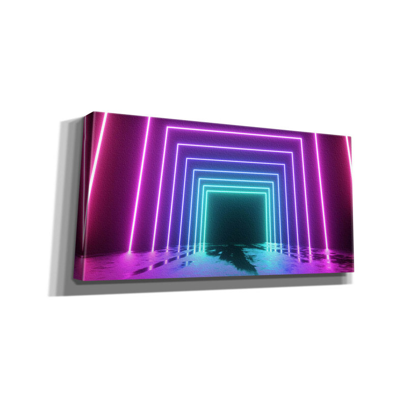 " Cyberpunk Future ", 20" H x 40" W x 1.5" D