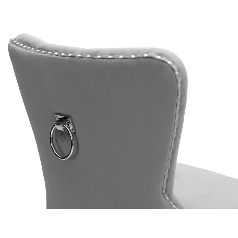 Tewkesbury Upholstered Counter Stool, Gray