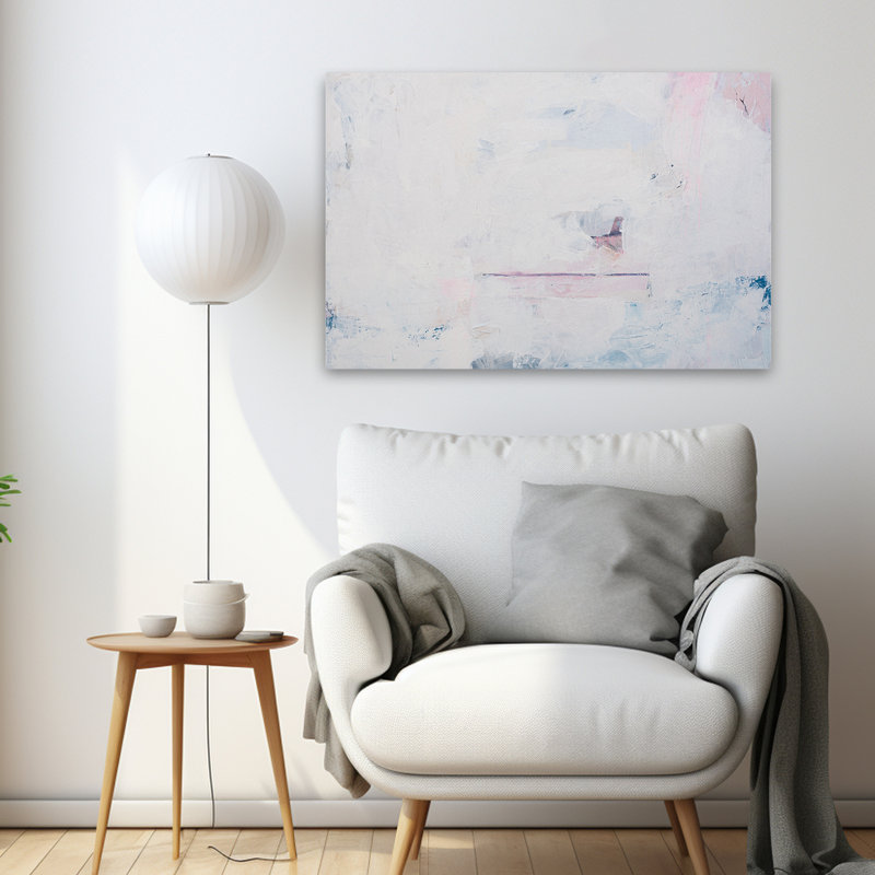 Abstrait - Une fois dans une vie, H 24 po x l 36 po