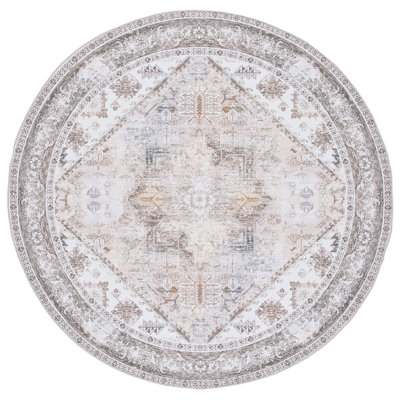 Tapis oriental beige / gris Delvalle