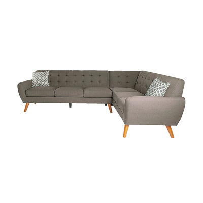 Koetke Upholstered L-Shaped Sectional Right Hand Facing