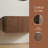 30" Wall Mounted Single Bathroom Vanity Base Only