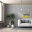 «Golden Valley 1» par Albena Hristova, art mural sur toile-887098178