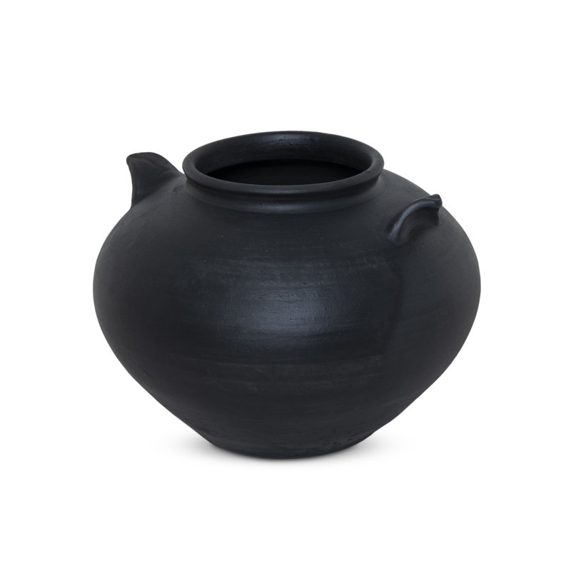 Civita Vase, Aged Black