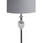Milton 158cm Polished Chrome With Moulded Glass Detail Traditional Floor Lamp