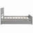 Twin Size Platform Bed With Trundle-167333992