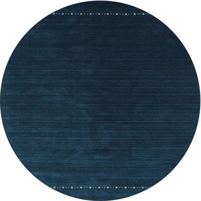 Tapis contemporain bleu