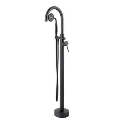 Floor Tub Filler with Diverter