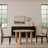 Tully Oak Round Solid Wood Base Dining Table