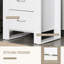 48cm W Particle Board / Chipboard Bedside Table-552937597