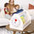 ECR4Kids Double-Sided Book Caddy with Countdown Timer, Portable Library-101368300