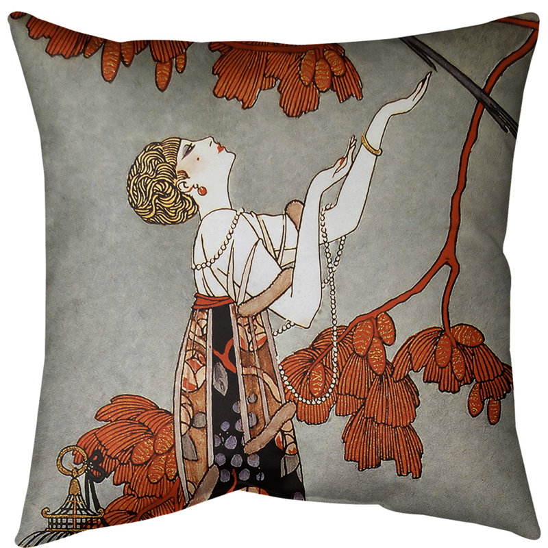 Insert de coussin en femme, 20 po x 20 po, Duvet synthétique, Rouge / Mauve