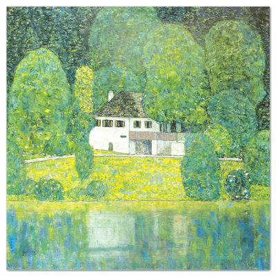 The Cellar Of The Litzlberg Brewery by Gustav Klimt - No Frame Painting on Plastic / Acrylic