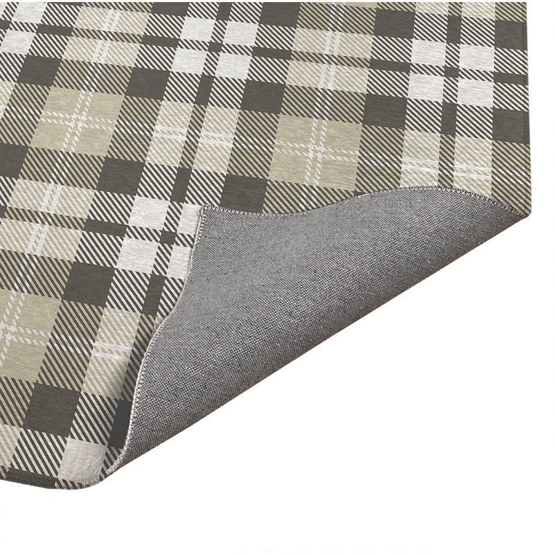 Tapis de bureau Gen Gen, L 3 pi x L 2 pi, Brun clair/ Anthracite