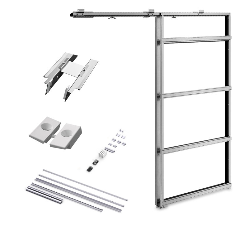 Steel Pocket Door Frame Kit for 30x80 Inch Doors