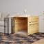 Large Solid Pine Wood Dog Crate With Stainless Steel Latch And Ventilation