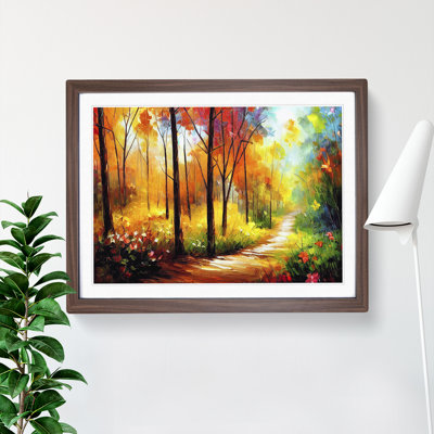 Magical Forest Vol.1 Abstract - Framed Print