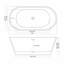 63" Acrylic Freestanding Bathtub, Stand Alone Soaking Tub