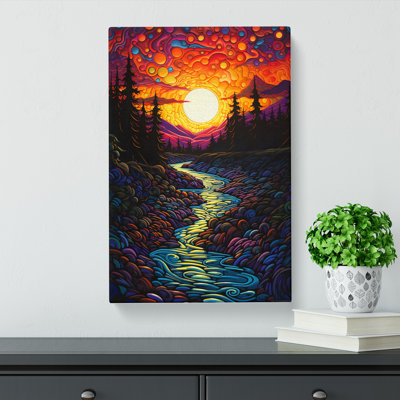 River Expressionism No.2 - No Frame Print