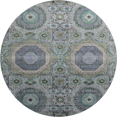 Premium Machine Washable Mayfield AMF1923 Panels Rug