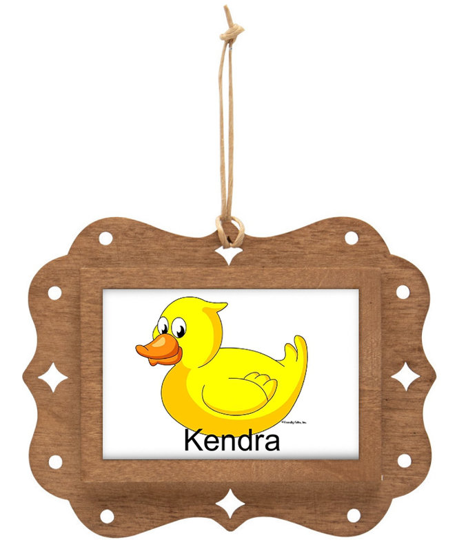 Personalized Duck Key Chain
