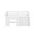 Twin Size Loft Bed With Cabinet And Shelf-1036093152