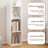 Slim Corner Bookcase, Narrow Tall Bookshelf For Bedroom, Living Room Or Office Storage-997292676-997292678