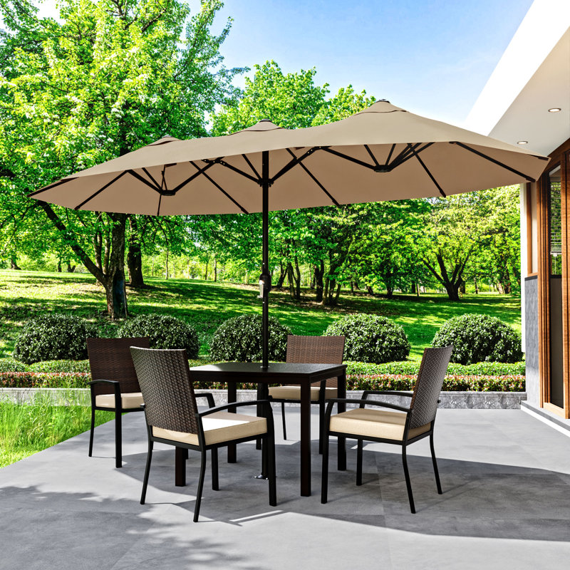 150'' Beach Umbrella, Beige