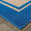 Tapis sable / bleu d'intérieur / extérieur Laub-1963657608