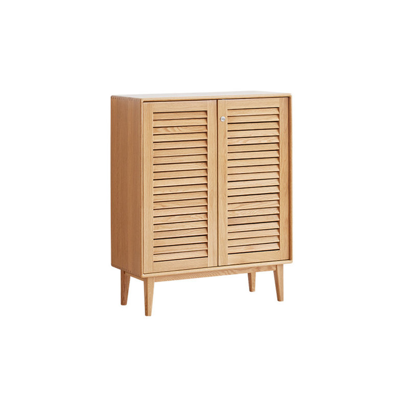20 Pair Solid Wood Shoe Storage Cabinet