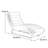 Elegant S-shaped solid wood chair