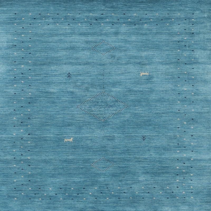 Abstract Indoor Rug, Square 6'