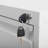 5 Drawers Metal Vertical File Cabinet with Lock on Wheels-1807428828