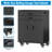 Metal Tool Garage Storage Cabinet With 2 Drawers And 2 Doors，with Wheels And Lock