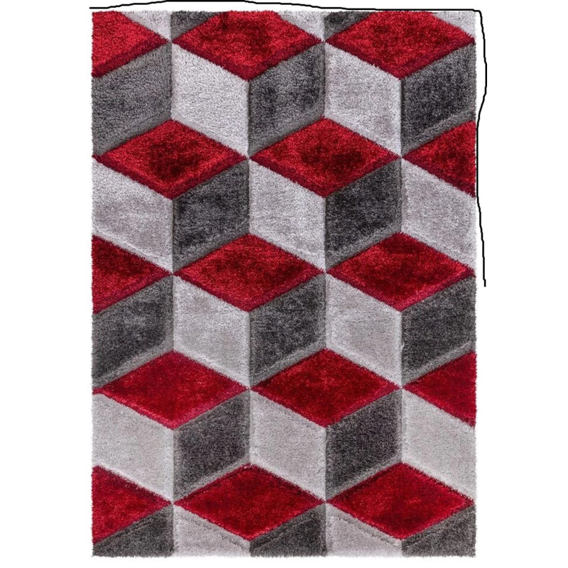Shag Area Rug, Rectangle 120 x 170 cm