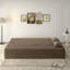 Canapé-lit moderne avec 2 coussins, canapé-lit en velours côtelé moelleux convertible, matelas pliant de 15 po pour le salon, lit d'invité, sans assemblage requis, café-2075486726