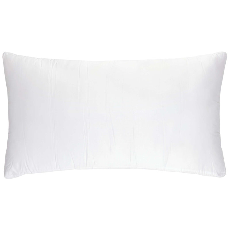 Core Down Alternative White Pillow Insert, Rectangle 18"H x 34"W