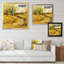 Paysage avec chemin de terre - art mural traditionnel sur toile-1858745664-1858745679