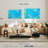 Avery Abstract Turquoise Waves-107716663