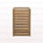 C-shape end table  Brown