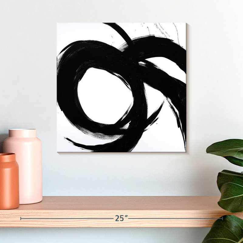 Circular Strokes II, 16" H x 16" W