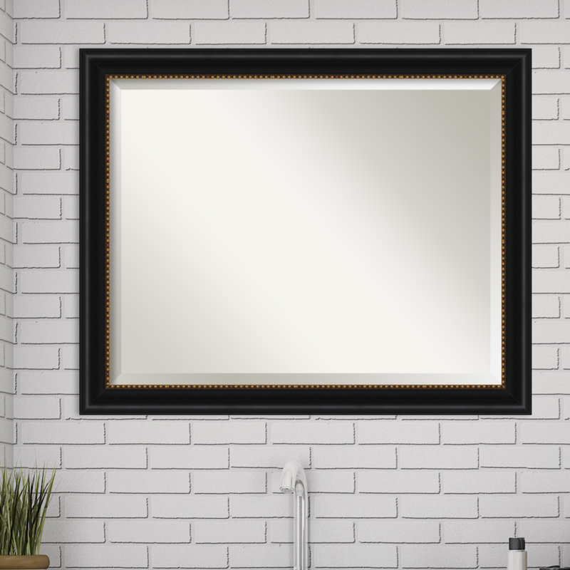 Miroir de salle de bain mural biseauté Quandt, 26 po x 32 po