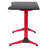 Arelia Curved Metal Base Writing Desk